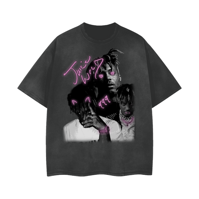 Juice Wrld | Vintage Wash Frayed T-Shirt